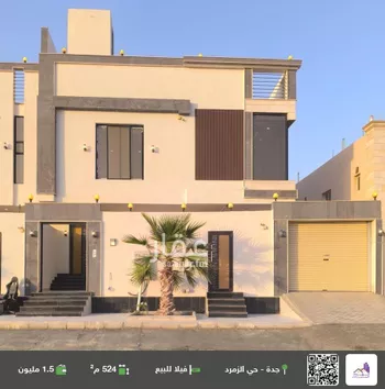 فيلا للبيع في شارع عبد الله سجيني, حي الزمرد, مدينة جدة, منطقة مكة المكرمة