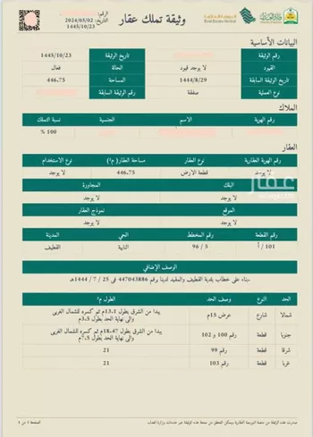 أرض للبيع في شارع حاطب بن عمرو بن عتيك, حي النابية, مدينة القطيف, المنطقة الشرقية