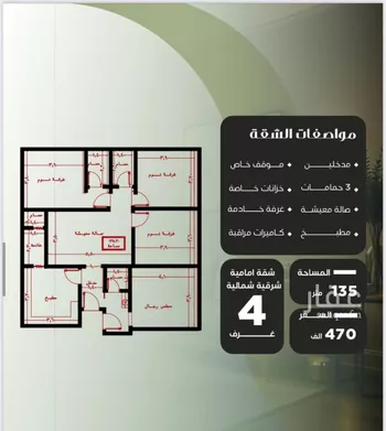 شقة للبيع في شارع عزيز بن عمير, حي النزهة, مدينة جدة, منطقة مكة المكرمة صورة 4