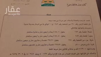 أرض للبيع في شارع 7561177, حي الرمال, مدينة عنيزه, منطقة القصيم
