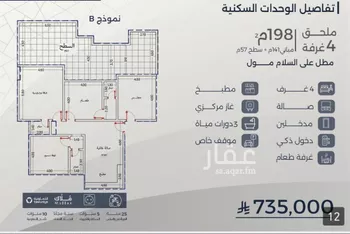 شقة للبيع في شارع احمد بن عيسى الرومي, حي الفيحاء, مدينة جدة, منطقة مكة المكرمة صورة 5