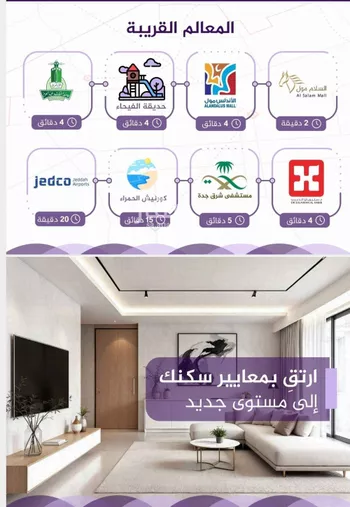 شقة للبيع في حي الفيحاء, مدينة جدة, منطقة مكة المكرمة صورة 5