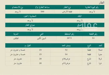أرض للبيع في شارع خالد ابن اياس, حي القهيب, مدينة امارة منطقة مكة المكرمة - الطائف, منطقة مكة المكرمة
