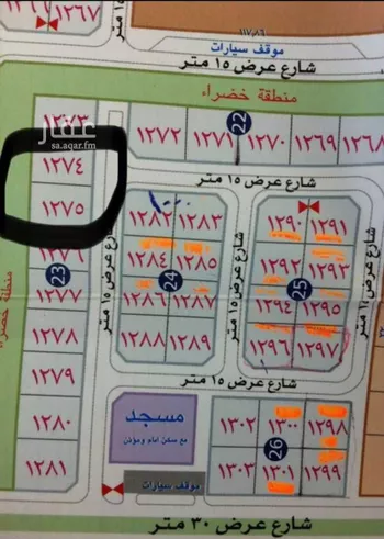 أرض للبيع في شارع 38ا, حي الشعلة, مدينة الدمام, المنطقة الشرقية صورة 2