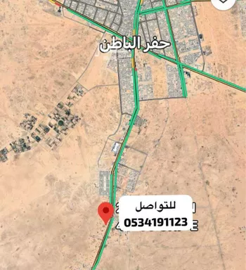 أرض للبيع في شارع عبدالله بن قتاده, حي غرناطة, مدينة حفر الباطن, المنطقة الشرقية