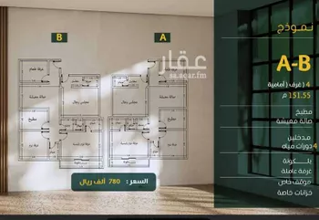 شقة للبيع في شارع ابو بهيه الغذاري, حي الزهراء, مدينة جدة, منطقة مكة المكرمة صورة 2