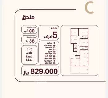 شقة للبيع في شارع عرفات, حي الحمراء, مدينة جدة, منطقة مكة المكرمة صورة 4