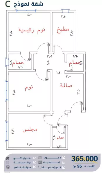شقة للبيع في شارع ابن صفوان, حي الصفاء, مدينة جدة, منطقة مكة المكرمة صورة 3