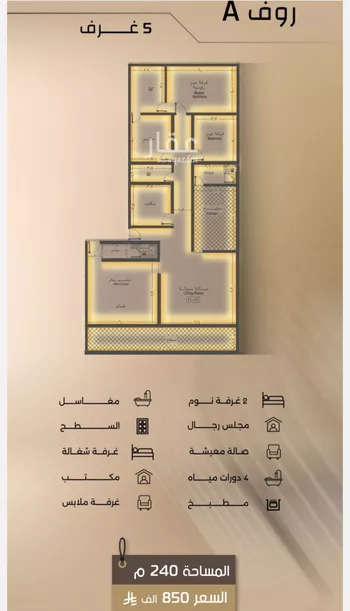 شقة للبيع في شارع زيد بن قيس, حي الفيصلية, مدينة جدة, منطقة مكة المكرمة صورة 4