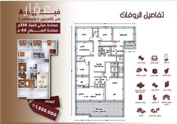 شقة للبيع في شارع ابن الرومي, حي الحمراء, مدينة جدة, منطقة مكة المكرمة صورة 5