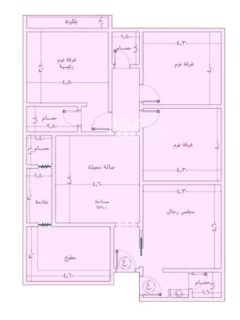 شقة للبيع في شارع السامر , حي الواحة, مدينة جدة, منطقة مكة المكرمة صورة 4