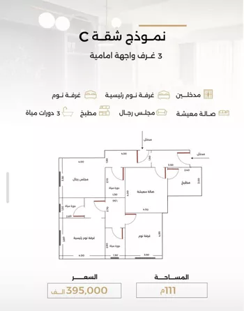 شقة للبيع في شارع الناصر بن الأحمر, حي الصفاء, مدينة جدة, منطقة مكة المكرمة صورة 5