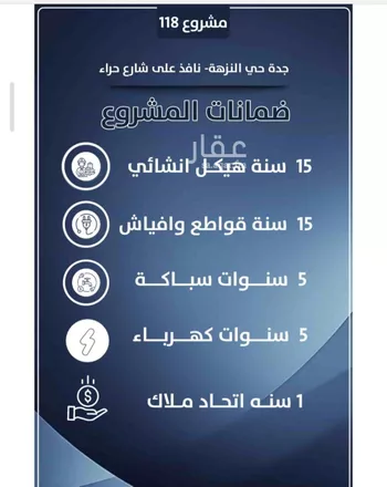 شقة للبيع في شارع احمد الرقيمي, حي النزهة, مدينة جدة, منطقة مكة المكرمة صورة 5