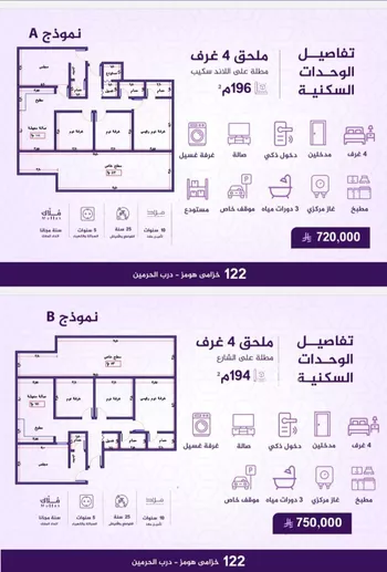 شقة للبيع في شارع احمد بن عيسى الرومي, حي الفيحاء, مدينة جدة, منطقة مكة المكرمة صورة 3