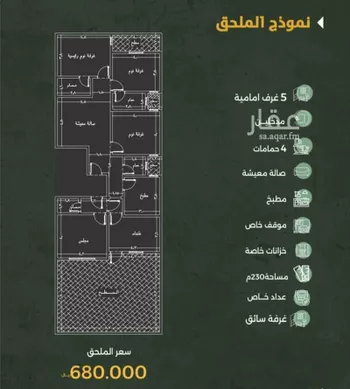 شقة للبيع في شارع حجن, حي الصواري, مدينة جدة, منطقة مكة المكرمة صورة 4