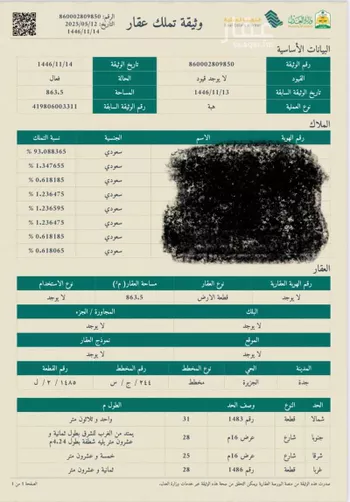 أرض للبيع في شارع الشريف ابو طالب بن حسن ، حي الجزيرة ، جدة ، جدة صورة 3