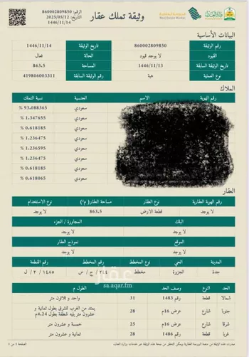 أرض للبيع في شارع الشريف ابو طالب بن حسن ، حي الجزيرة ، جدة ، جدة صورة 2