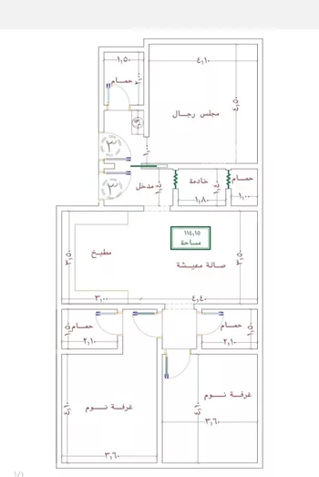 شقة للبيع في شارع ظعفرانه, حي النزهة, مدينة جدة, منطقة مكة المكرمة صورة 2