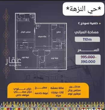 شقة للبيع في شارع عوف بن نجوي, حي النزهة, مدينة جدة, منطقة مكة المكرمة صورة 2