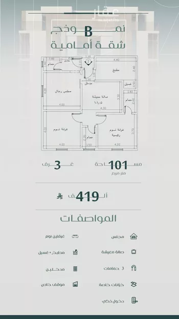 شقة للبيع في شارع عزه بنت جميل, حي الفيصلية, مدينة جدة, منطقة مكة المكرمة صورة 4