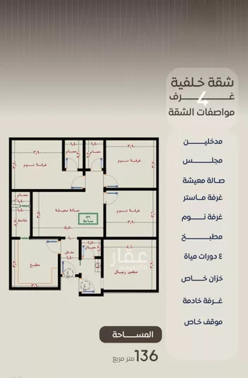 شقة للبيع في شارع ظعفرانه, حي النزهة, مدينة جدة, منطقة مكة المكرمة