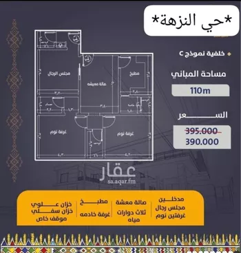 شقة للبيع في شارع عوف بن نجوي, حي النزهة, مدينة جدة, منطقة مكة المكرمة