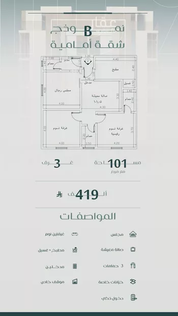 شقة للبيع في شارع عزه بنت جميل, حي الفيصلية, مدينة جدة, منطقة مكة المكرمة صورة 5