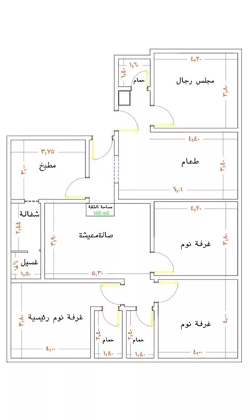 شقة للبيع في شارع نبهان الثمار, حي النزهة, مدينة جدة, منطقة مكة المكرمة صورة 4