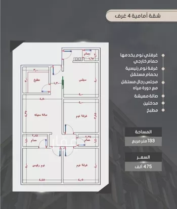 شقة للبيع في شارع إبراهيم بن فتوح العقيلي, حي الصواري, مدينة جدة, منطقة مكة المكرمة صورة 2