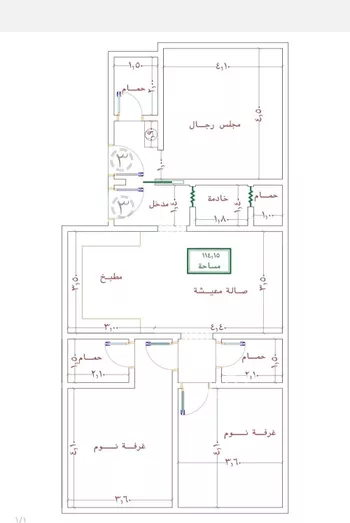 شقة للبيع في شارع ظعفرانه, حي النزهة, مدينة جدة, منطقة مكة المكرمة صورة 4