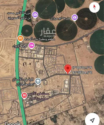 أرض للبيع في حي الروابي, مدينة جازان, منطقة جازان