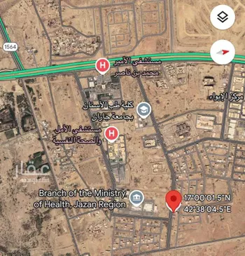 أرض للبيع في حي الروابي, مدينة جازان, منطقة جازان صورة 2