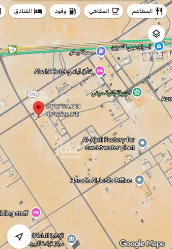 أرض للبيع في حي حرض, مدينة حرض, المنطقة الشرقية
