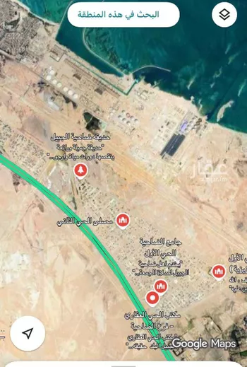 أرض للبيع في شارع اشبيليه 166, حي إشبيلية, مدينة الجبيل, المنطقة الشرقية