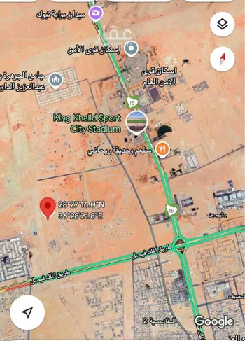 أرض للبيع في حي شمال الجامعة, مدينة تبوك, منطقة تبوك