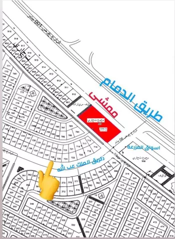 أرض للبيع في شارع طريق الملك عبدالله بن عبدالعزيز, حي حي الروضة, مدينة النعيريه, المنطقة الشرقية صورة 2