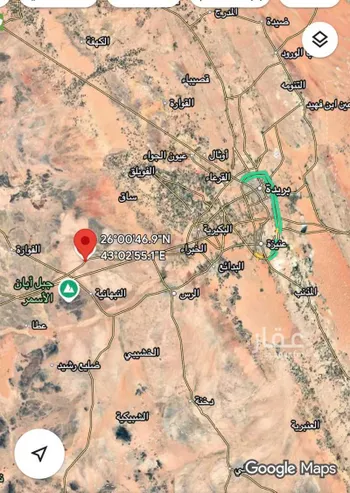 أرض للبيع في مدينة صبيح, منطقة القصيم
