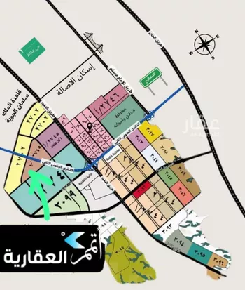 أرض للبيع في حي عريض, مدينة الرياض, منطقة الرياض صورة 2