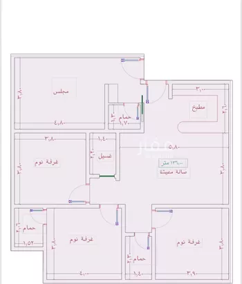 شقة للبيع في شارع السامر, حي الواحة, مدينة جدة, منطقة مكة المكرمة صورة 4