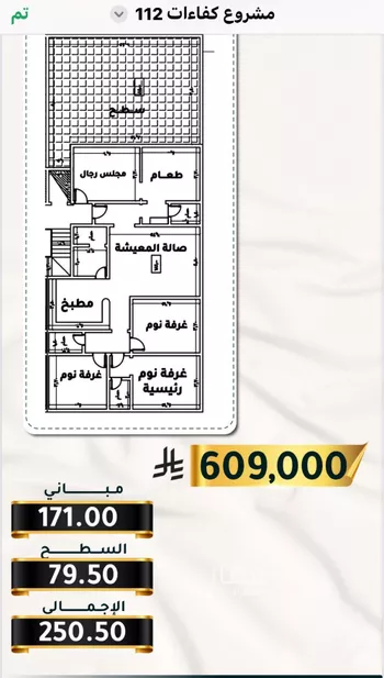 شقة للبيع في شارع الاسود, حي الثغر, مدينة جدة, منطقة مكة المكرمة صورة 2