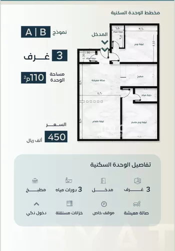 شقة للبيع في حي الزهراء, مدينة جدة, منطقة مكة المكرمة صورة 3