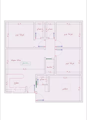 شقة للبيع في شارع السامر, حي الواحة, مدينة جدة, منطقة مكة المكرمة صورة 3