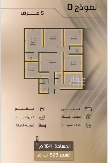 شقة للبيع في شارع زيد بن قيس, حي الفيصلية, مدينة جدة, منطقة مكة المكرمة صورة 3