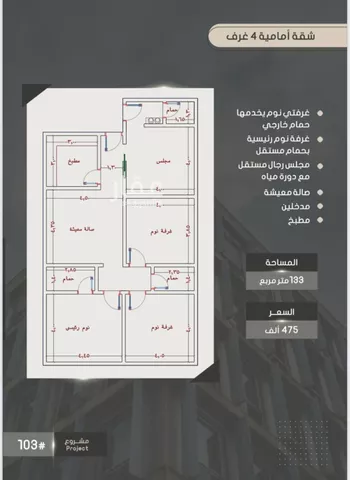 شقة للبيع في شارع إبراهيم بن فتوح العقيلي, حي الصواري, مدينة جدة, منطقة مكة المكرمة
