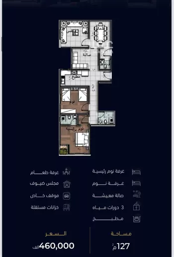 شقة للبيع في شارع العروبه, حي مشرفة, مدينة جدة, منطقة مكة المكرمة