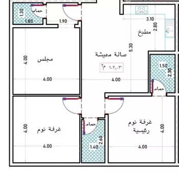 شقة للبيع في حي الواحة, مدينة جدة, منطقة مكة المكرمة صورة 3