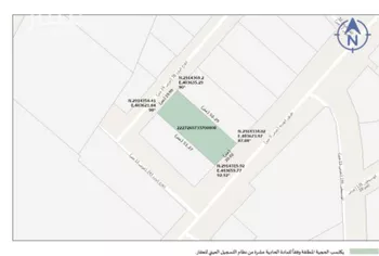 أرض للبيع في شارع طريق الهدية, حي القاع البارد, مدينة بريده, منطقة القصيم