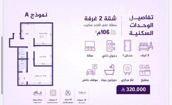 شقة للبيع في شارع احمد بن عيسى الرومي, حي الفيحاء, مدينة جدة, منطقة مكة المكرمة