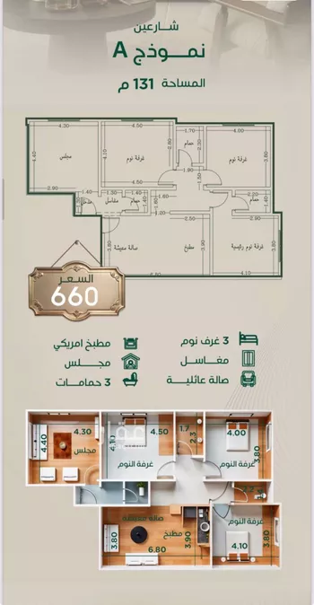 شقة للبيع في شارع ابراهيم بن شبابه, حي الروضة, مدينة جدة, منطقة مكة المكرمة صورة 3