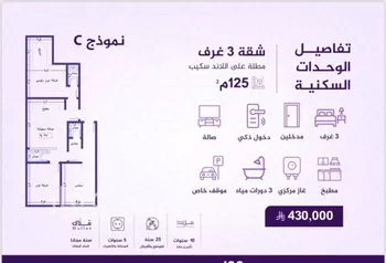شقة للبيع في شارع احمد بن عيسى الرومي, حي الفيحاء, مدينة جدة, منطقة مكة المكرمة صورة 3